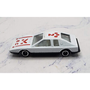 Vintage Collectible Speed Wheels White Diecast Car With Red Pinstriping